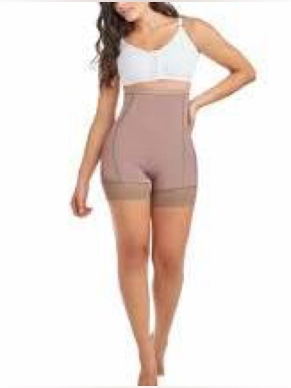 DELIE  09197 FAJA Colombian High-Waist Double Compression Shaper | Open Bust |